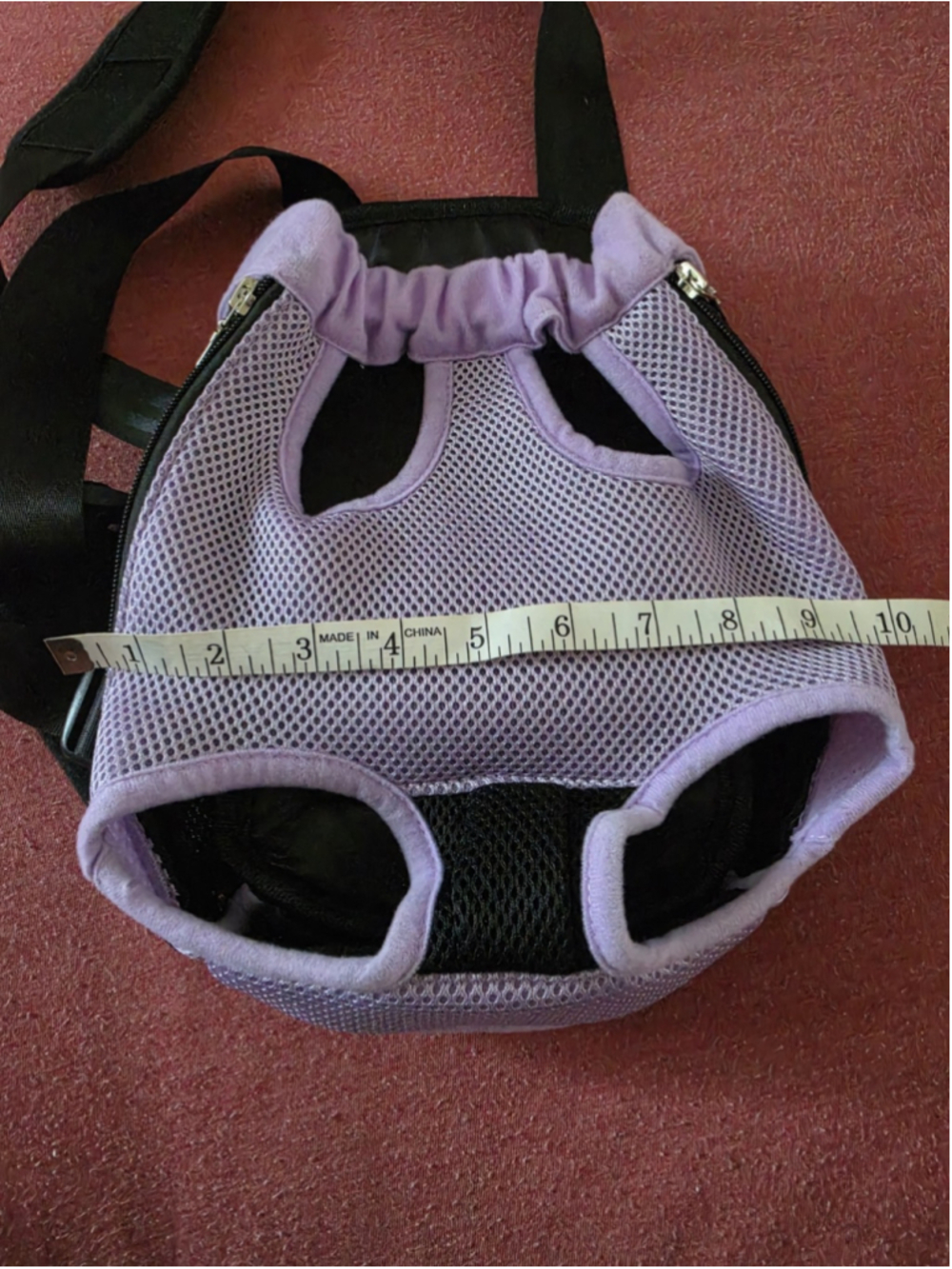 PAWABOO Pet Front Cat Dog Carrier Backpack Travel Hiking Black Size Small - Picture 4 of 6